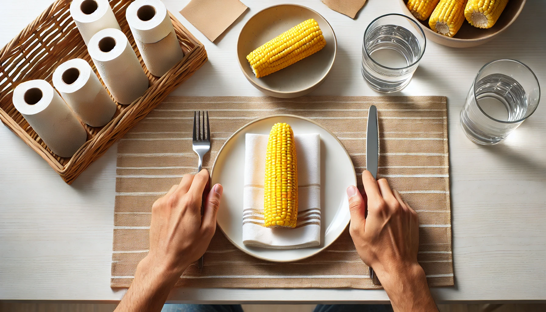 周りを汚さない食べ方の工夫
