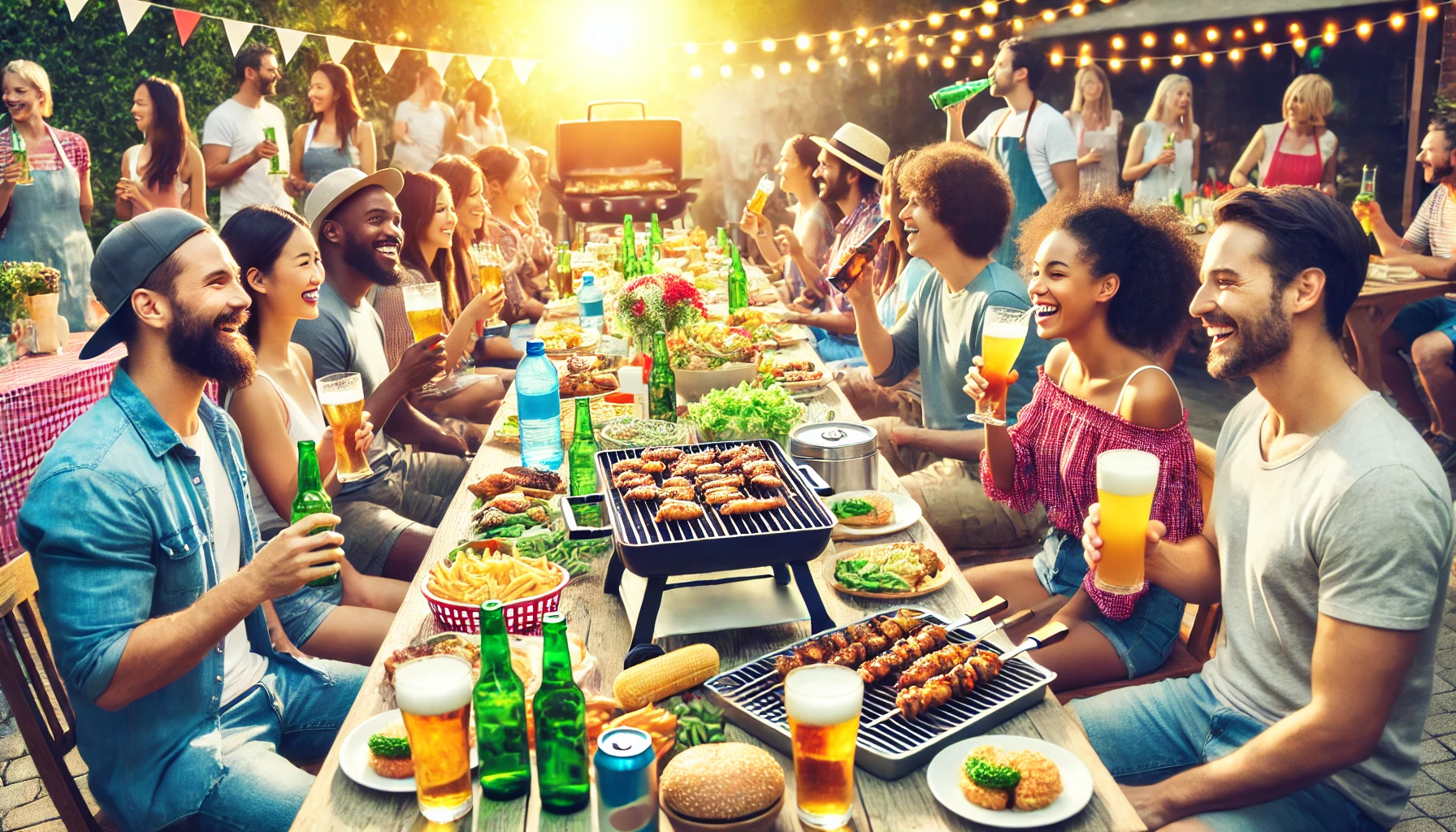 飲み放題付きのBBQプラン紹介