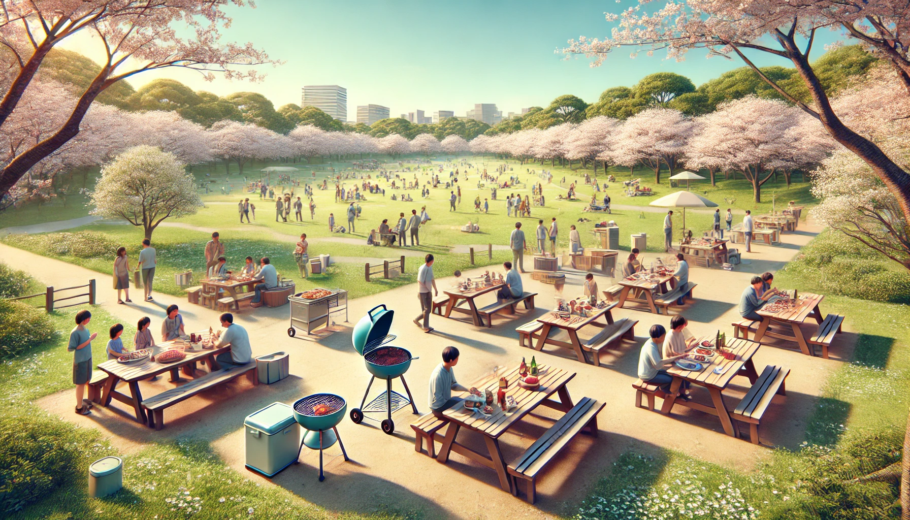 公園内にあるおすすめBBQ場