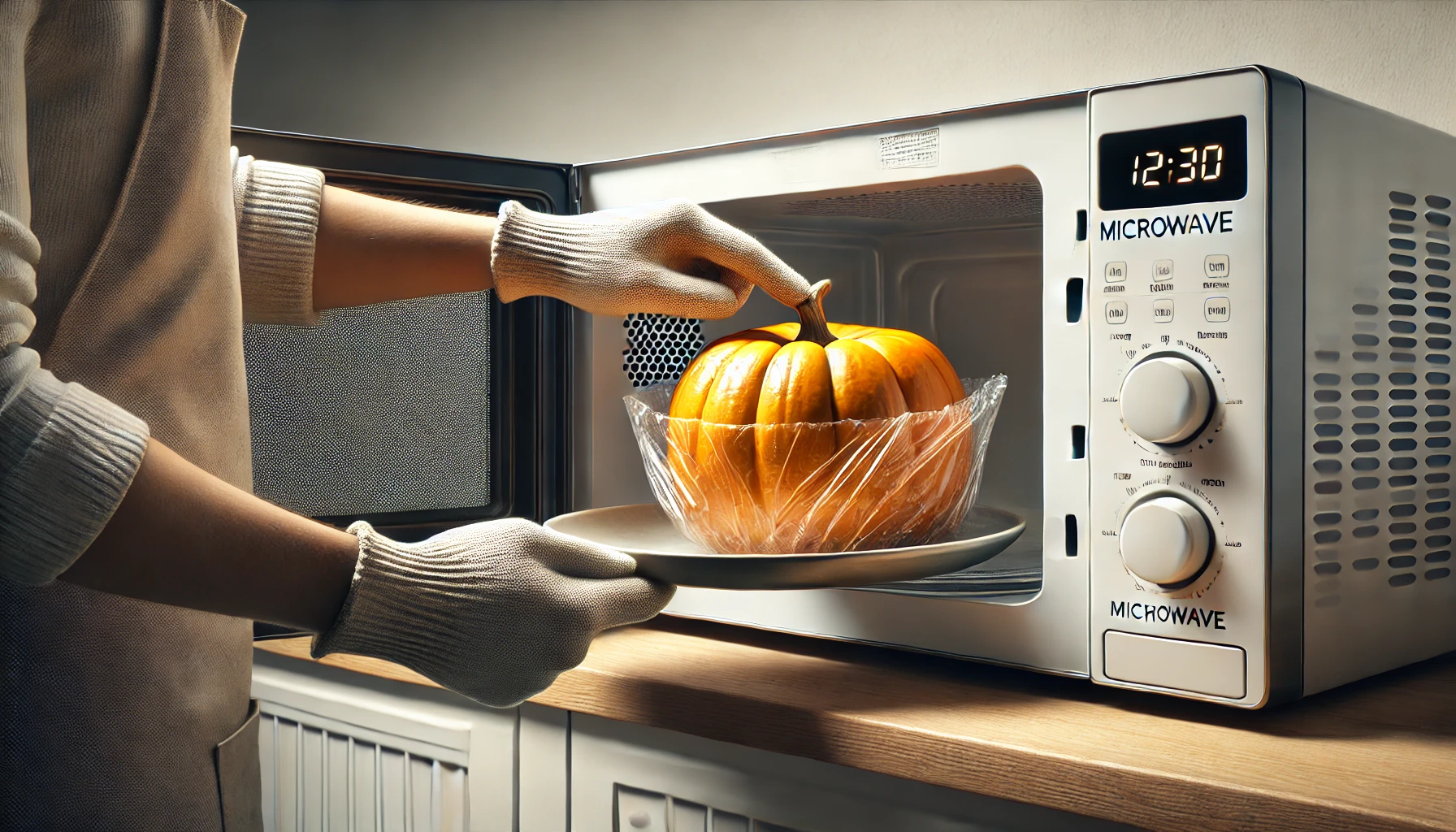 かぼちゃを電子レンジで簡単調理