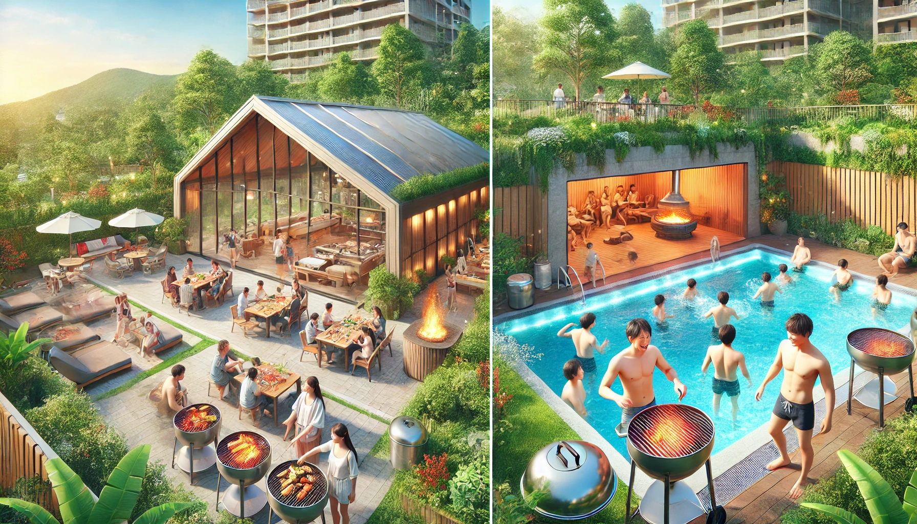 東京で人気のサウナとBBQ体験