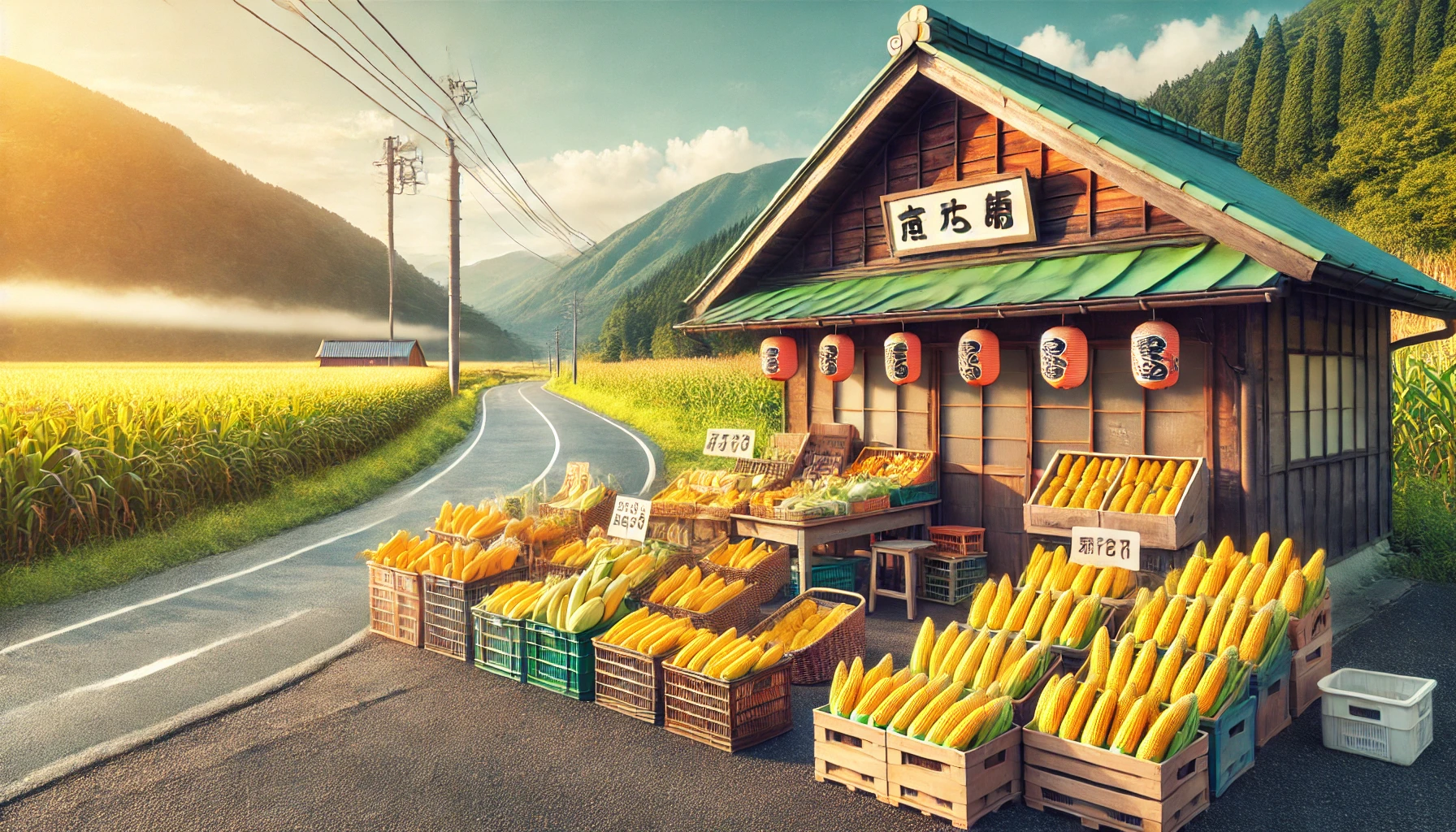 販売店一覧と嶽きみロードをチェック