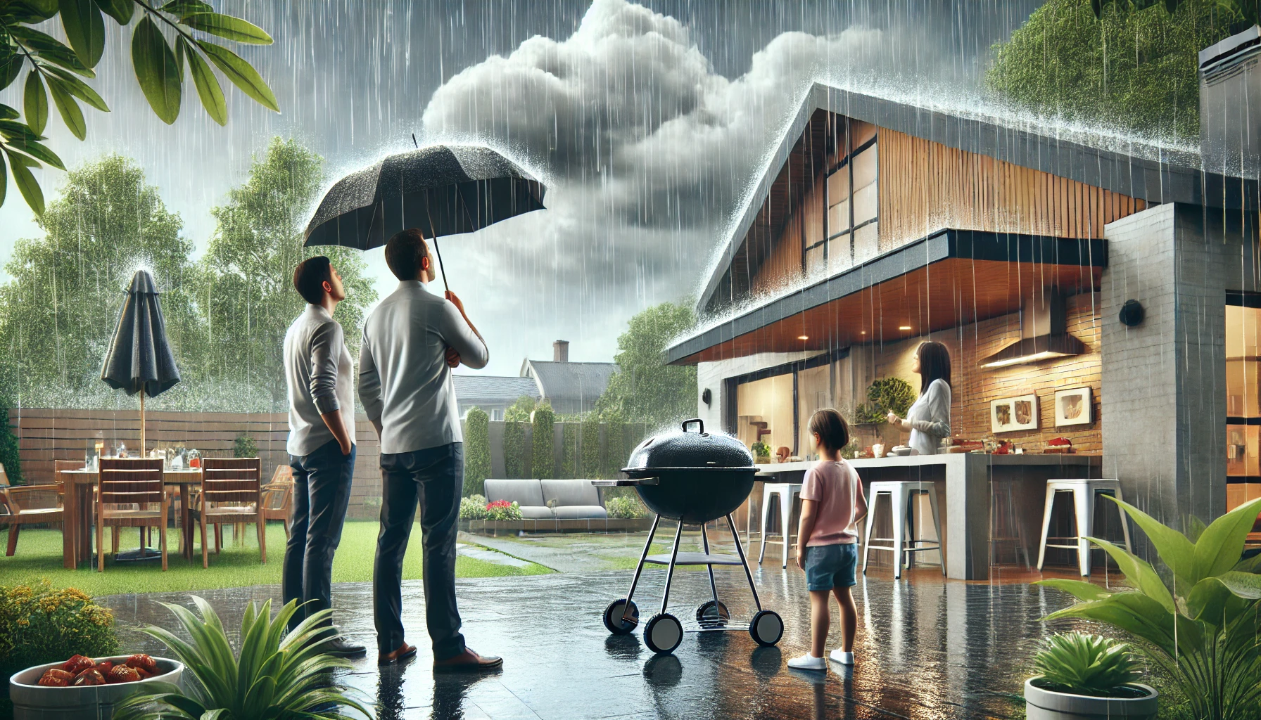 雨の日BBQどうする？基本の考え方