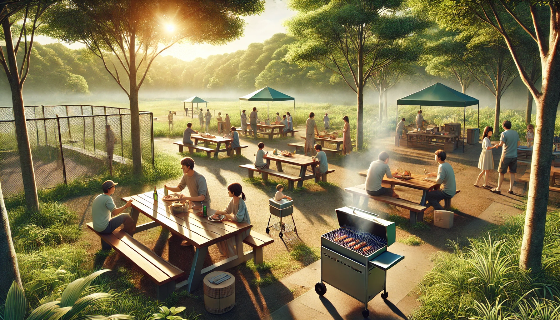 日帰りでも楽しめるBBQスポット
