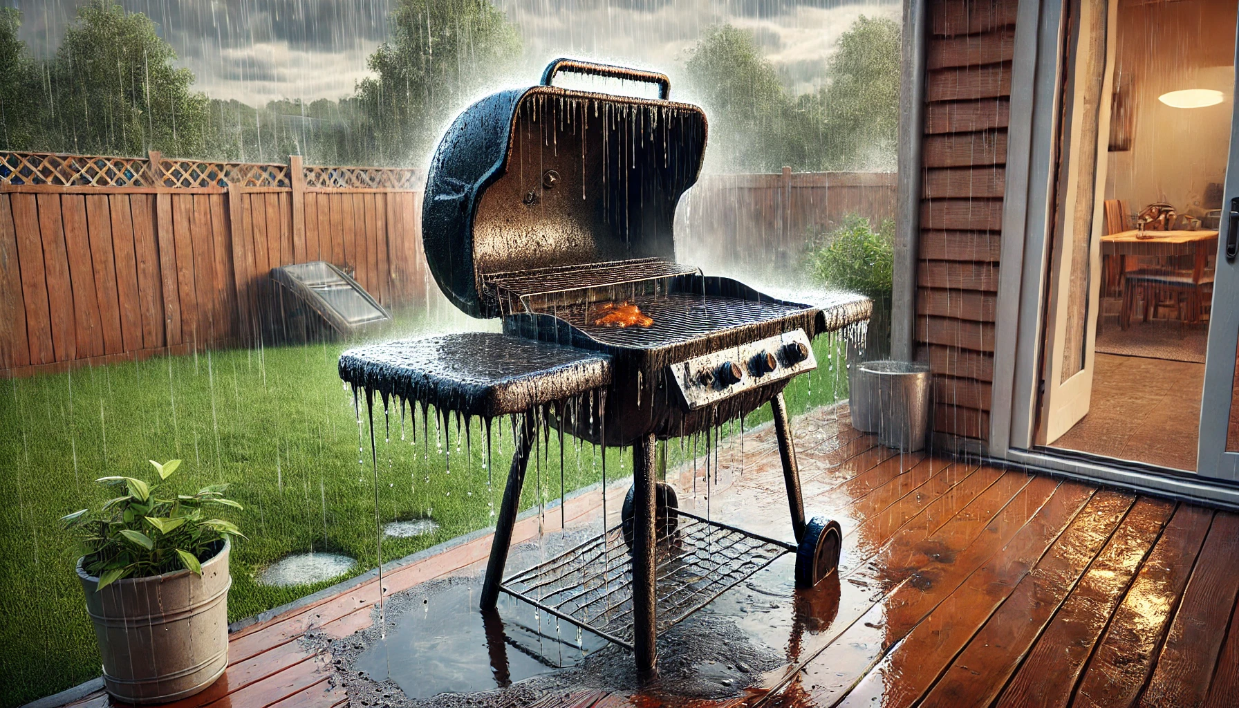 バーベキューコンロの雨ざらしの実態とは