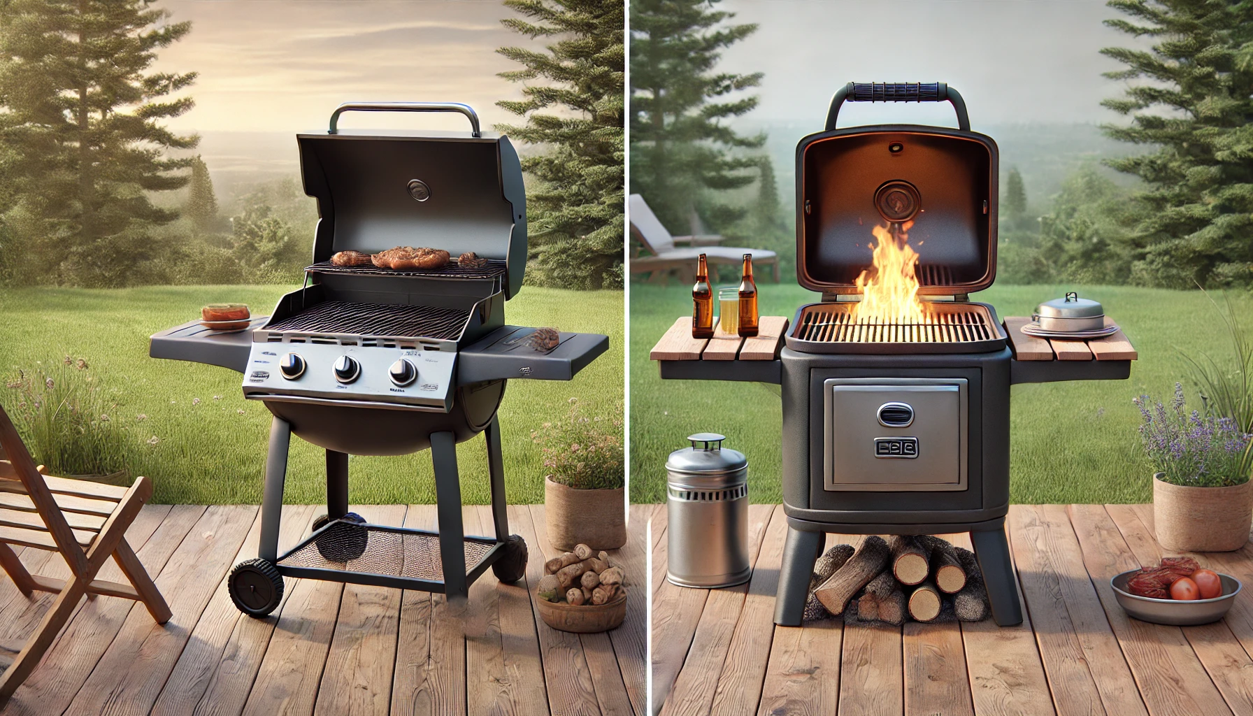 BBQグリルとコンロの違いは何？