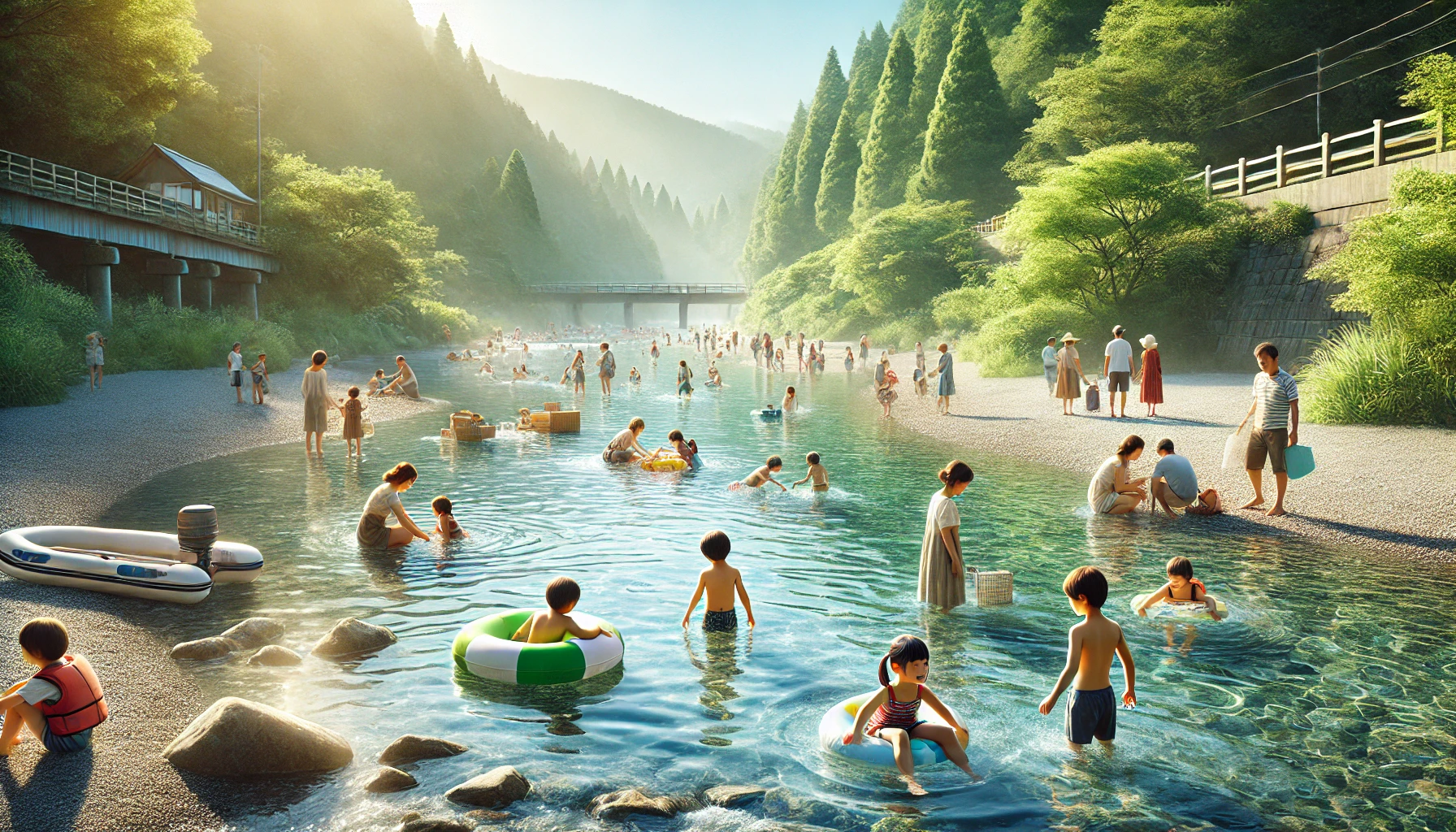 川遊びができる人気の場所