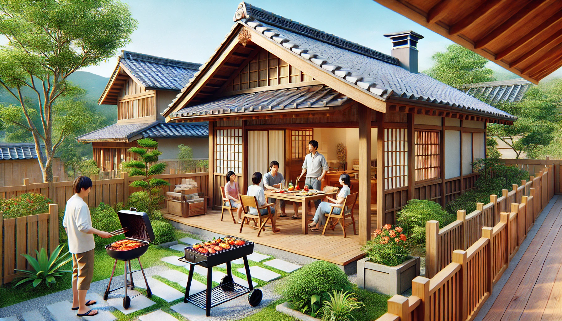 民泊でもできるBBQ宿泊先